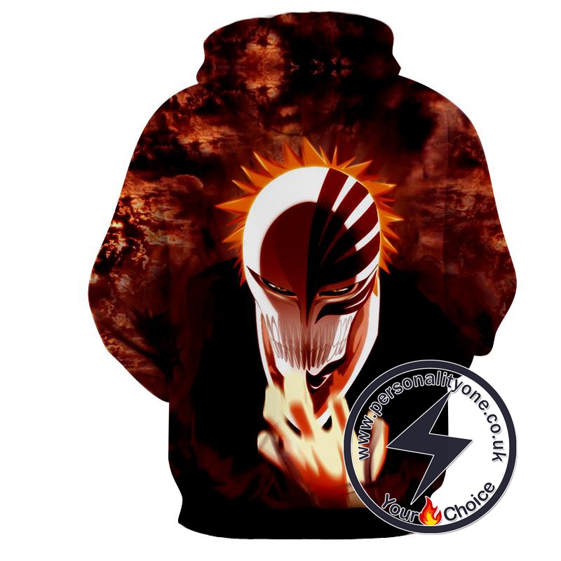 ichigo kurosaki hollow - Bleach 3D - Bleach Hoodies